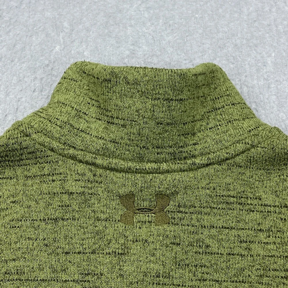 Under Armour Specialist Henley 2.0 Men's XXL Green 1/4‎ Zip Fleece Pullover Golf